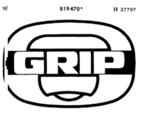 GRIP Logo (DPMA, 16.02.1966)