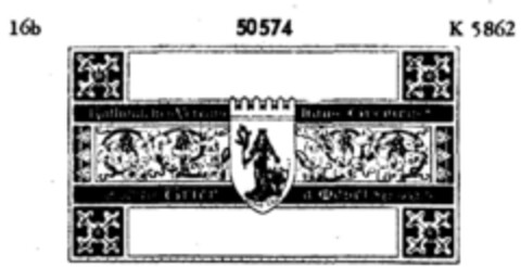 Katholisches Vereinshaus Treviris Trier a. Mosel Logo (DPMA, 01/25/1901)