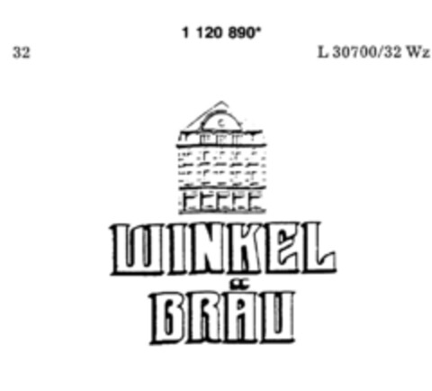 WINKEL BRÄU Logo (DPMA, 23.12.1987)