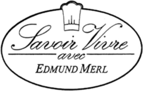 SAVOIR VIVRE AVEC EDMUND MERL Logo (DPMA, 17.09.1988)