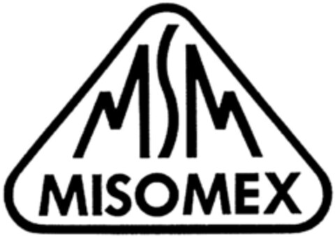 MSM MISOMEX Logo (DPMA, 23.01.1992)