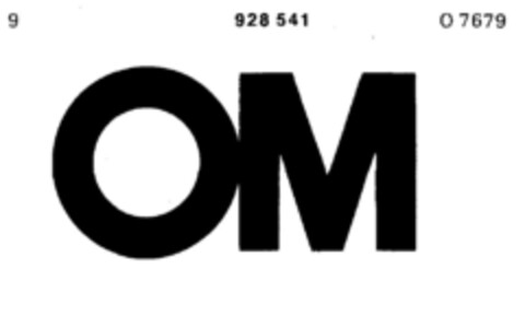 OM Logo (DPMA, 20.12.1972)