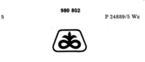 980802 Logo (DPMA, 08.10.1977)