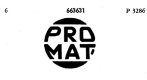 PROMAT Logo (DPMA, 04/08/1953)