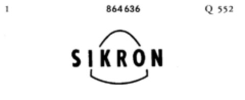 SIKRON Logo (DPMA, 23.05.1966)