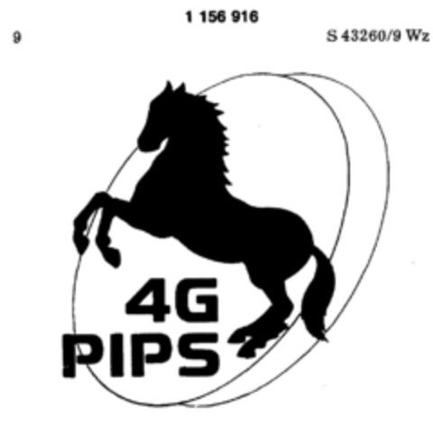 4G PIPS Logo (DPMA, 07.05.1986)