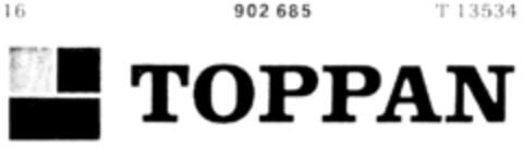 TOPPAN Logo (DPMA, 31.10.1969)