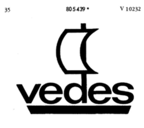 vedes Logo (DPMA, 29.04.1965)