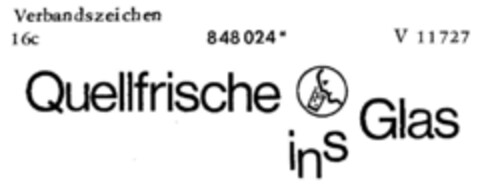 Quellfrische ins Glas Logo (DPMA, 13.03.1968)
