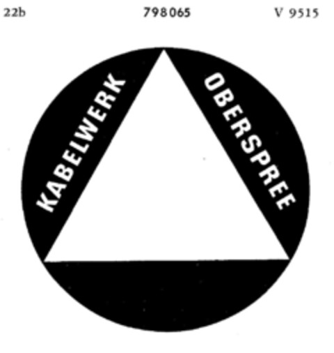 KABELWERK OBERSPREE Logo (DPMA, 29.11.1963)