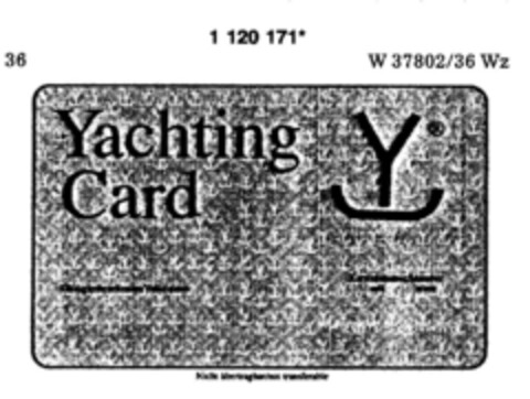 Yachting Card Logo (DPMA, 28.01.1988)