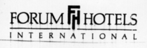 FORUM HOTELS INTERNATIONAL Logo (DPMA, 02/09/1990)