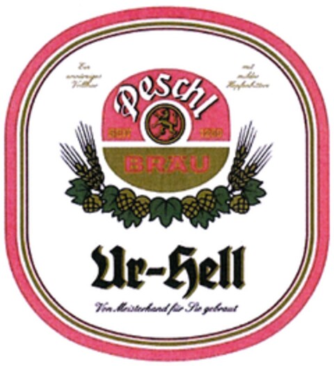 peschl SEIT 1259 BRÄU Ur-hell Logo (DPMA, 18.02.2009)