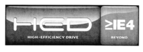 HED HIGH-EFFICIENCY DRIVE IE4 BEYOND Logo (DPMA, 06.04.2011)