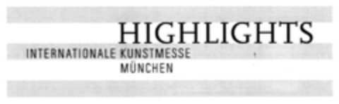 HIGHLIGHTS INTERNATIONALE KUNSTMESSE MÜNCHEN Logo (DPMA, 05.08.2011)