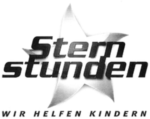 Stern stunden WIR HELFEN KINDERN Logo (DPMA, 09/02/2014)