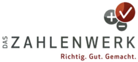 DAS ZAHLENWERK - Richtig. Gut. Gemacht. Logo (DPMA, 04.11.2015)