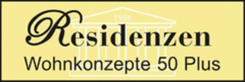 Residenzen Wohnkonzepte 50 Plus Logo (DPMA, 19.05.2015)