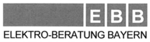 EBB ELEKTRO-BERATUNG BAYERN Logo (DPMA, 24.04.2017)