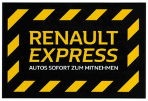 RENAULT EXPRESS AUTOS SOFORT ZUM MITNEHMEN Logo (DPMA, 26.07.2017)