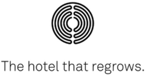 The hotel that regrows. Logo (DPMA, 28.02.2017)