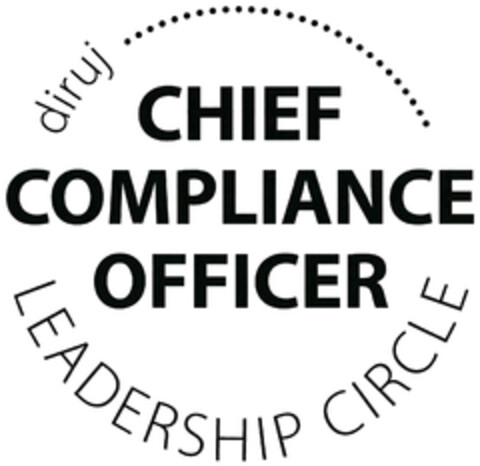 diruj CHIEF COMPLIANCE OFFICER LEADERSHIP CIRCLE Logo (DPMA, 05.10.2021)