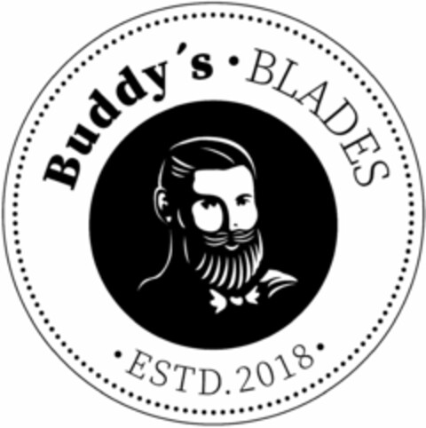 Buddy's · BLADES · ESTD.2018 · Logo (DPMA, 01/22/2021)