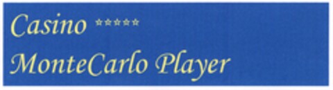 Casino MonteCarlo Player Logo (DPMA, 28.10.2003)