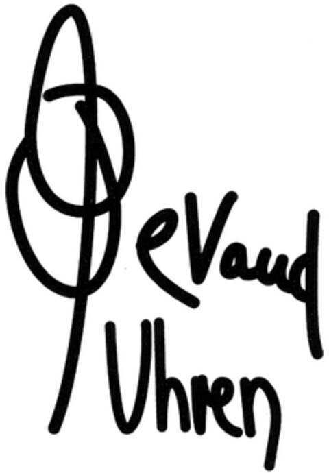 eVaud Uhren Logo (DPMA, 08.03.2006)