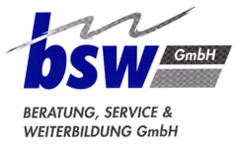 bsw GmbH BERATUNG, SERVICE & WEITERBILDUNG GmbH Logo (DPMA, 14.06.2006)