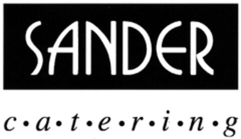 SANDER c·a·t·e·r·i·n·g Logo (DPMA, 11/07/2007)