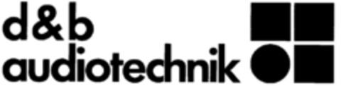 d & b audiotechnik Logo (DPMA, 27.11.1995)