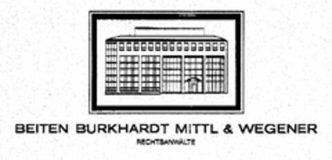 BEITEN BURKHARDT MITTL & WEGENER RECHTSANWÄLTE Logo (DPMA, 18.12.1995)