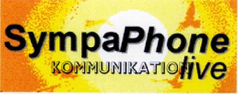 SympaPhone KOMMUNIKATION live Logo (DPMA, 08.04.1998)