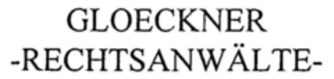 GLOECKNER -RECHTSANWÄLTE- Logo (DPMA, 03/18/1999)