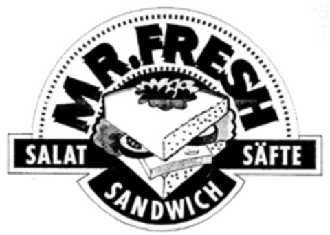MR.FRESH  SALAT SANDWICH SÄFTE Logo (DPMA, 29.01.1999)
