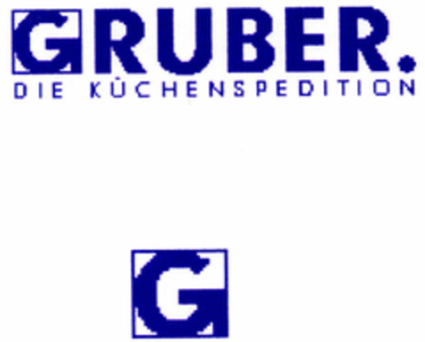 GRUBER DIE KÜCHENSPEDITION Logo (DPMA, 01.02.1999)