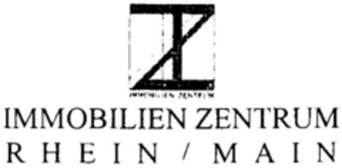 IMMOBILIEN ZENTRUM RHEIN/MAIN Logo (DPMA, 05.08.1999)