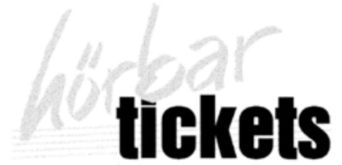 hörbar tickets Logo (DPMA, 19.08.1999)