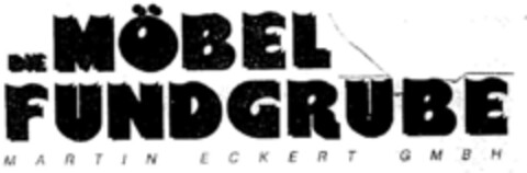 DIE MÖBEL FUNDGRUBE MARTIN ECKERT GMBH Logo (DPMA, 13.11.1999)