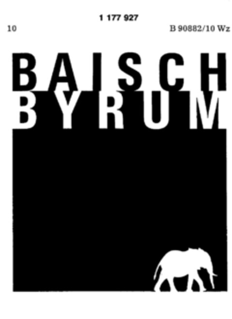 BAISCH BYRUM Logo (DPMA, 26.09.1990)