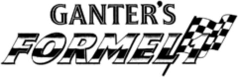 GANTER`S FORMEL 1 Logo (DPMA, 09/11/1992)