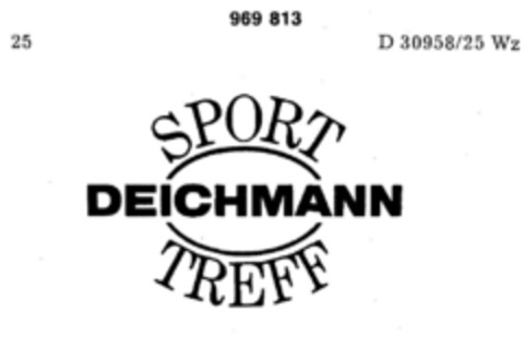 DEICHMANN SPORT TREFF Logo (DPMA, 24.01.1977)