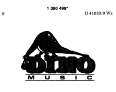 DINO MUSIC Logo (DPMA, 20.06.1985)