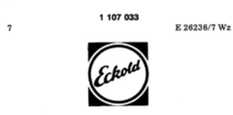 Eckold Logo (DPMA, 13.11.1986)