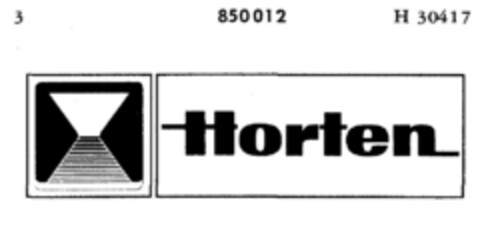 Horten Logo (DPMA, 06.10.1967)