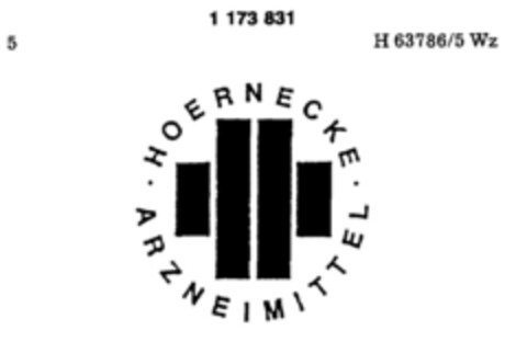 HOERNECKE ARZNEIMITTEL Logo (DPMA, 03.07.1990)