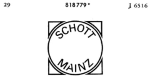 SCHOTT MAINZ Logo (DPMA, 01.04.1966)