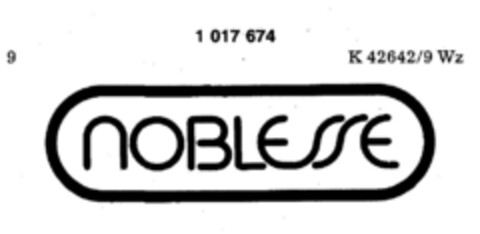 NOBLESSE Logo (DPMA, 30.10.1980)