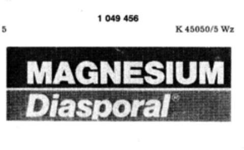 MAGNESIUM Diasporal Logo (DPMA, 17.09.1982)